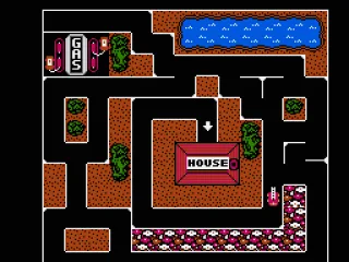 A simple, one-screen overhead maze