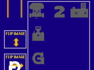 To increase the challenge, the game makes you flip the shapes vertically and horizontally