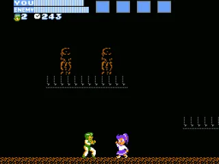 Running into a mini-boss.