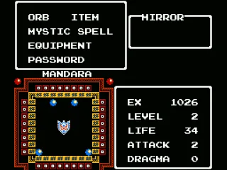 Your character's subscreen