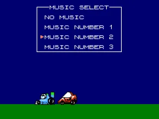 Select your preferred race music (if any)