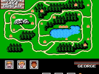 Viewing map and choosing characters