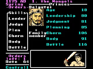 Training battle skills of the prince