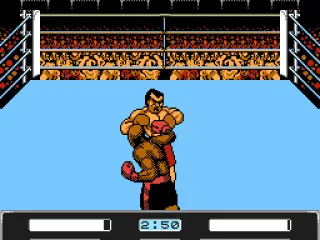 George throw a punch.