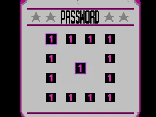 Password screen