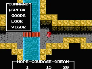 Dungeon. Actions menu