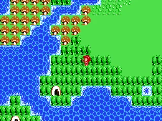 World map, near a cave