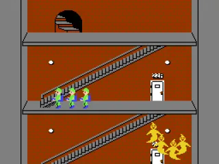 Approaching the roof.