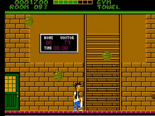 Basketballs of Death in the gym area