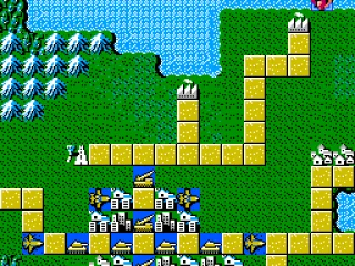 The first level's battle map