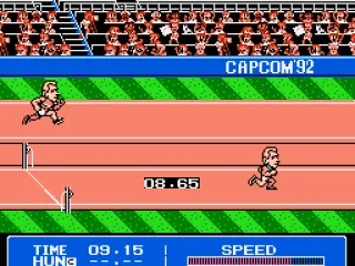 1st event is the 100-Meter Dash, which I won.