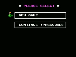 Choose to either continue a game or play a new one