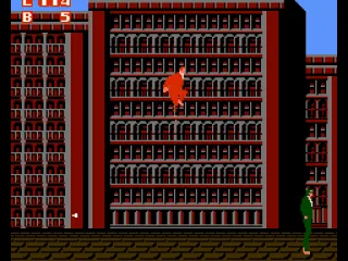 Getting hit by a bullet on the street