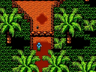 Throwing a grenade and clearing the path