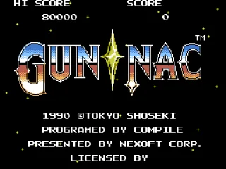 American title screen