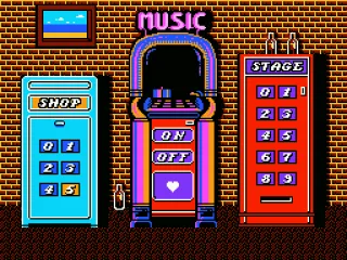 Choosing what stage you want to start on.