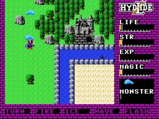 An epic battle with a slime