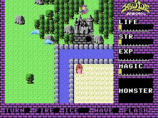 Outside a castle with a dungeon