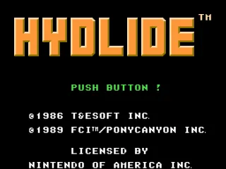 Title screen