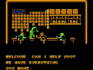 You can pick up weapons here or just move on.