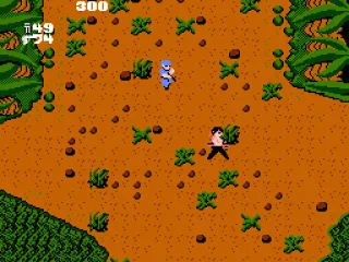 Shooting blue baddie