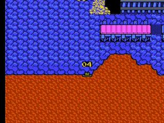 Indy falls into lava.