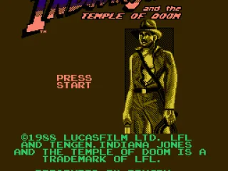 Title screen (Tengen version)