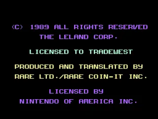 The game's opening information