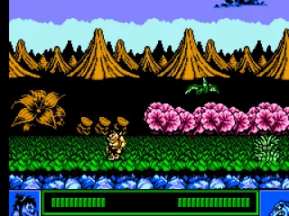 The Opening moments of the first level. Everything seems to have shrunk from it's SNES counterpart