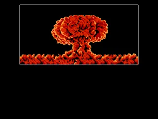 Explosion in a space colony