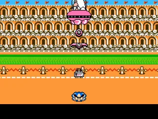 After defeating the first robot, Dr. Eamon comes to capture it.