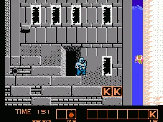 Grey building with K bonuses