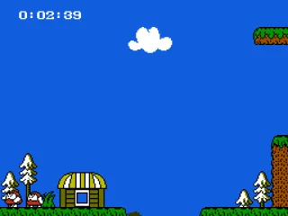 A jump came up short