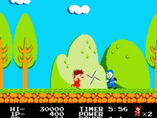 Spinning your sword to attack an enemy