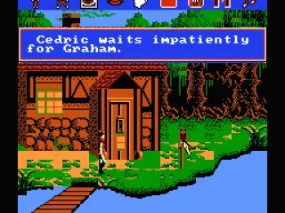 Classic Sierra interface: choose an action, click on the object you want to interact with