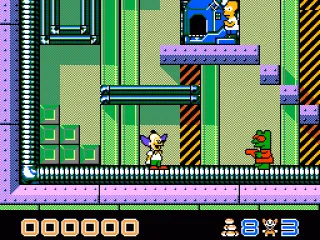 Other famous Simpsons' characters lend a hand with the machines.