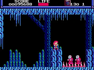 Second asteroid cave and two zombies walking on spikes... carry on