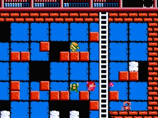 Red-blue dungeon area