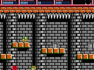 This part of the dungeon looks like a castle wall