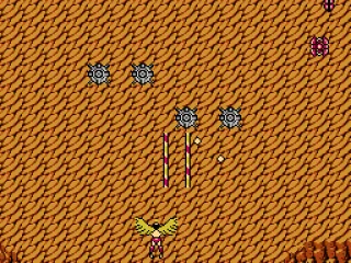 Encountering the first ground-based enemies