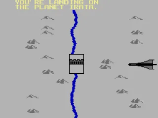 Landing on an undevelopped planet