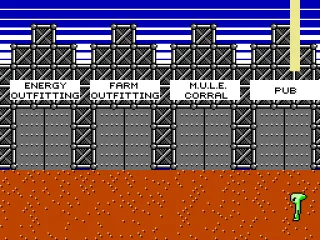 Performing an action/outfitting at the base