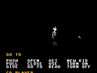 A typical dark room: you have to locate a lamp and turn it on