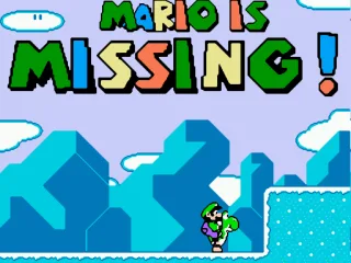 Well... if Mario is Missing, I guess it's all up to Luigi then...