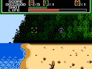 Landing on the island for the invasion