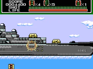 Taking on the battleship single-handedly