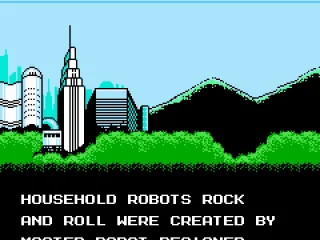 Opening cinematic - telling the story of how Mega Man came to be