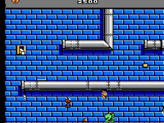 It's not everyday you see a kid explode into bricks.