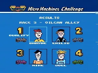 The outcome of a race