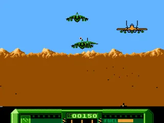 Attacking enemy fighters